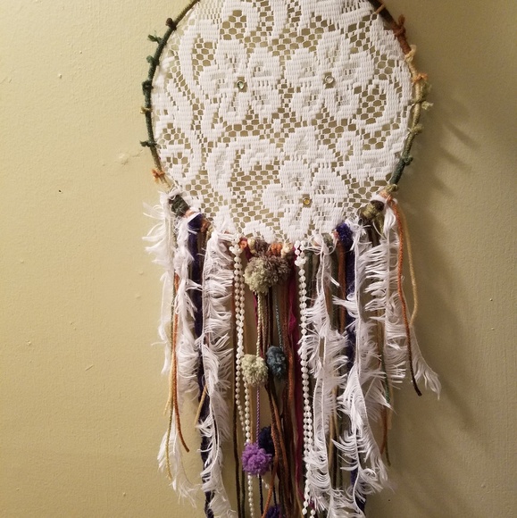 21" Handmade Dreamcatcher Boho Hippie - Picture 5 of 6